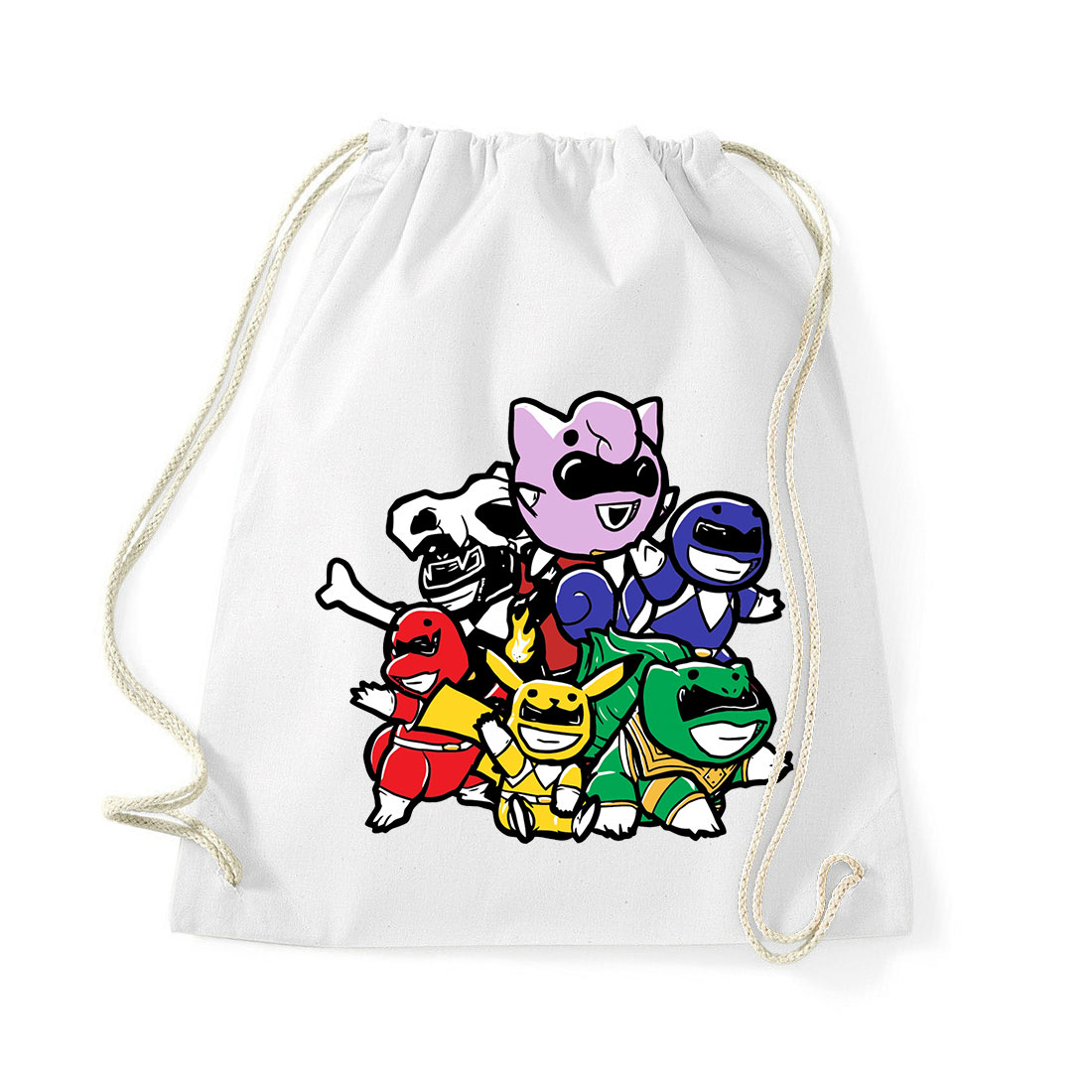 pokemon power rangers Fehér Tornazsák