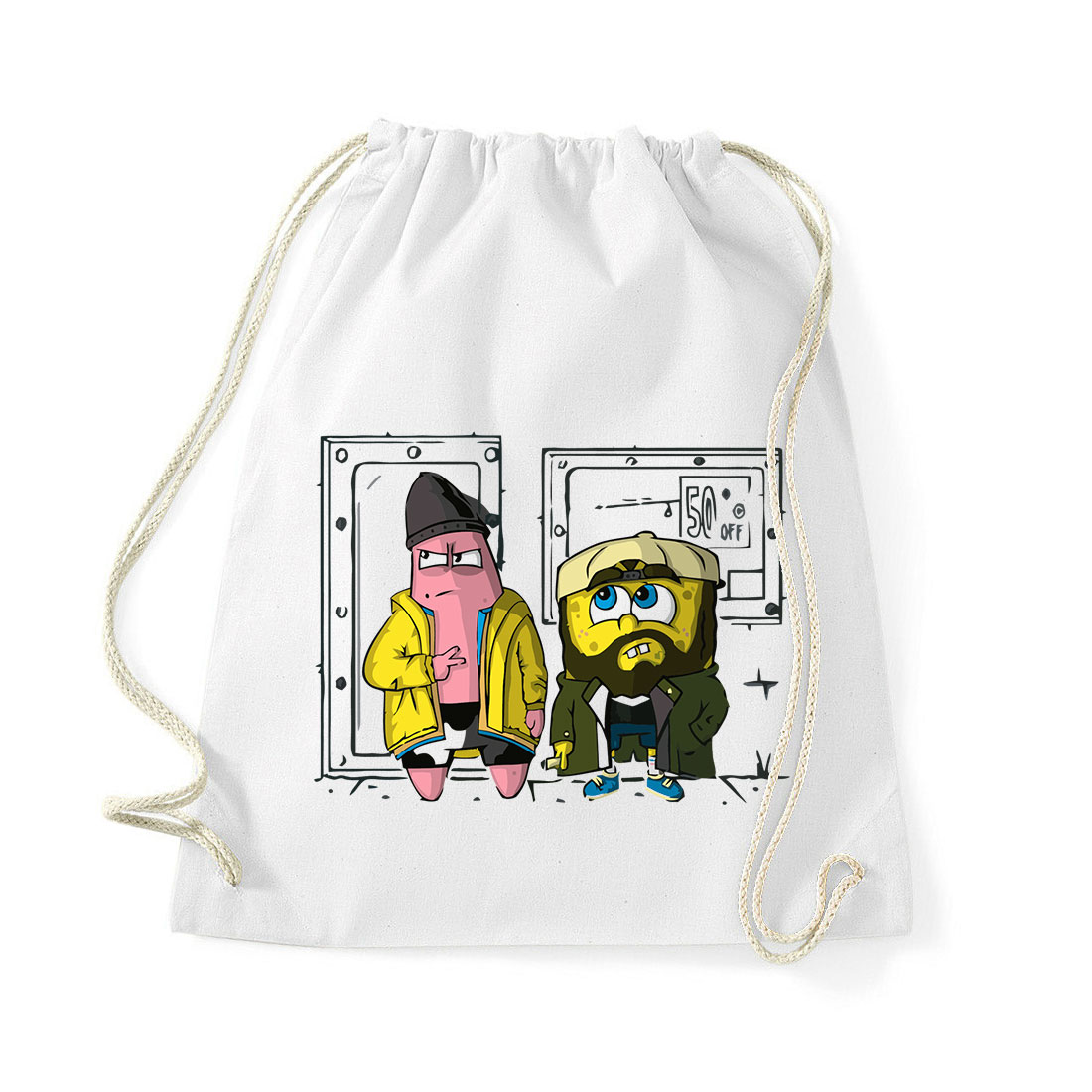 spongya bob jay és néma bob Fehér Tornazsák