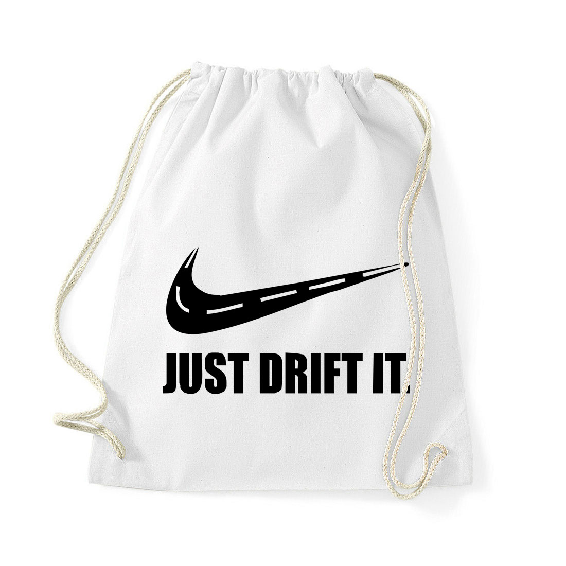 driftelés autós autó drift Fehér Tornazsák