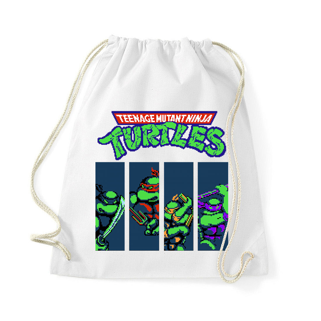 Tini Ninja Teknőcök tmnt Fehér Tornazsák