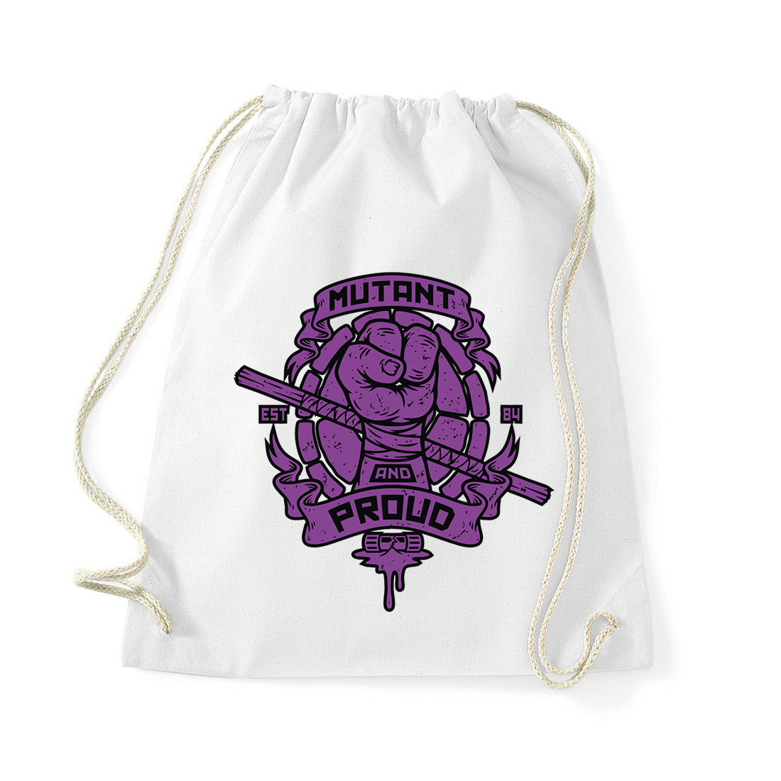 tini ninja teknőcök tmnt donatello Fehér Tornazsák