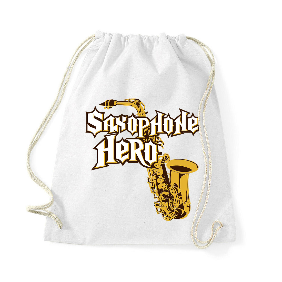 saxophone Fehér Tornazsák