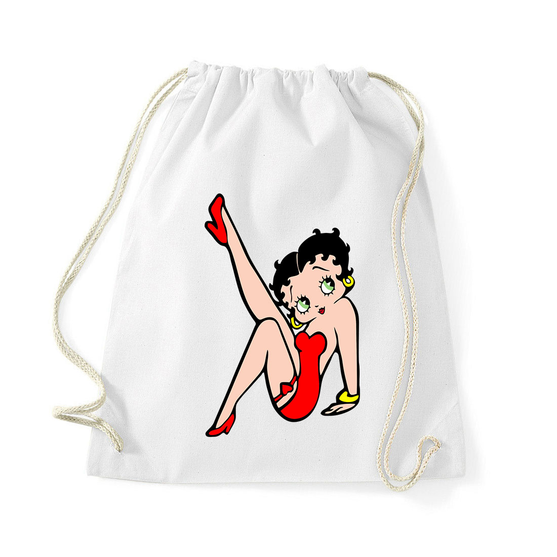 Betty Boop Fehér Tornazsák