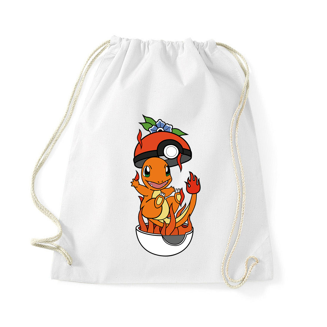 pokemon charmander Fehér Tornazsák