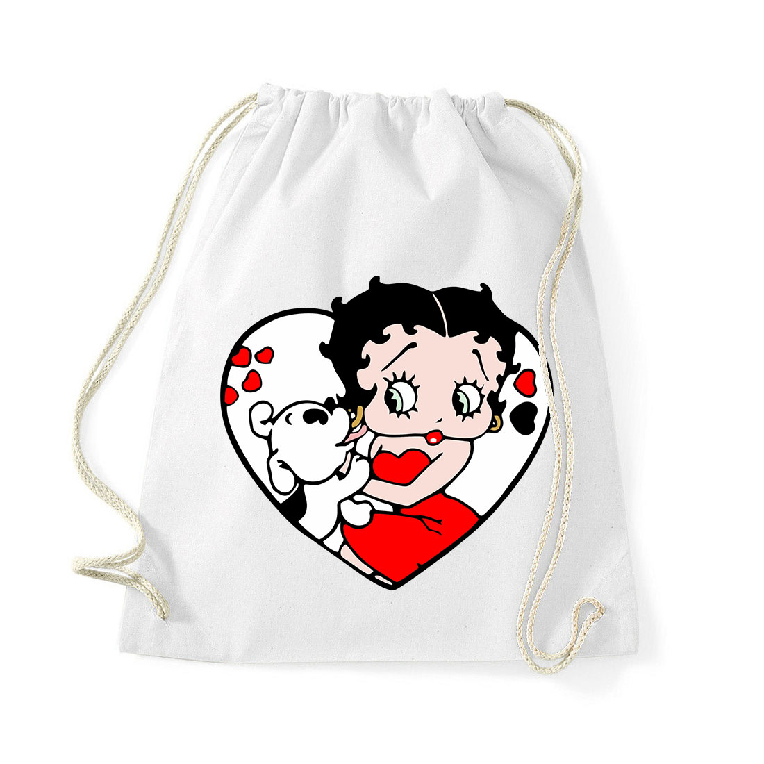 betty boop Fehér Tornazsák