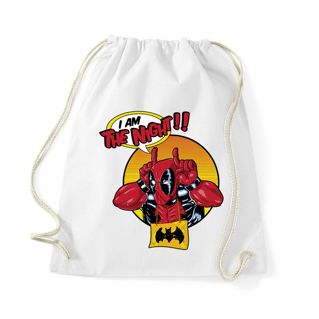 deadpool batman Fehér Tornazsák