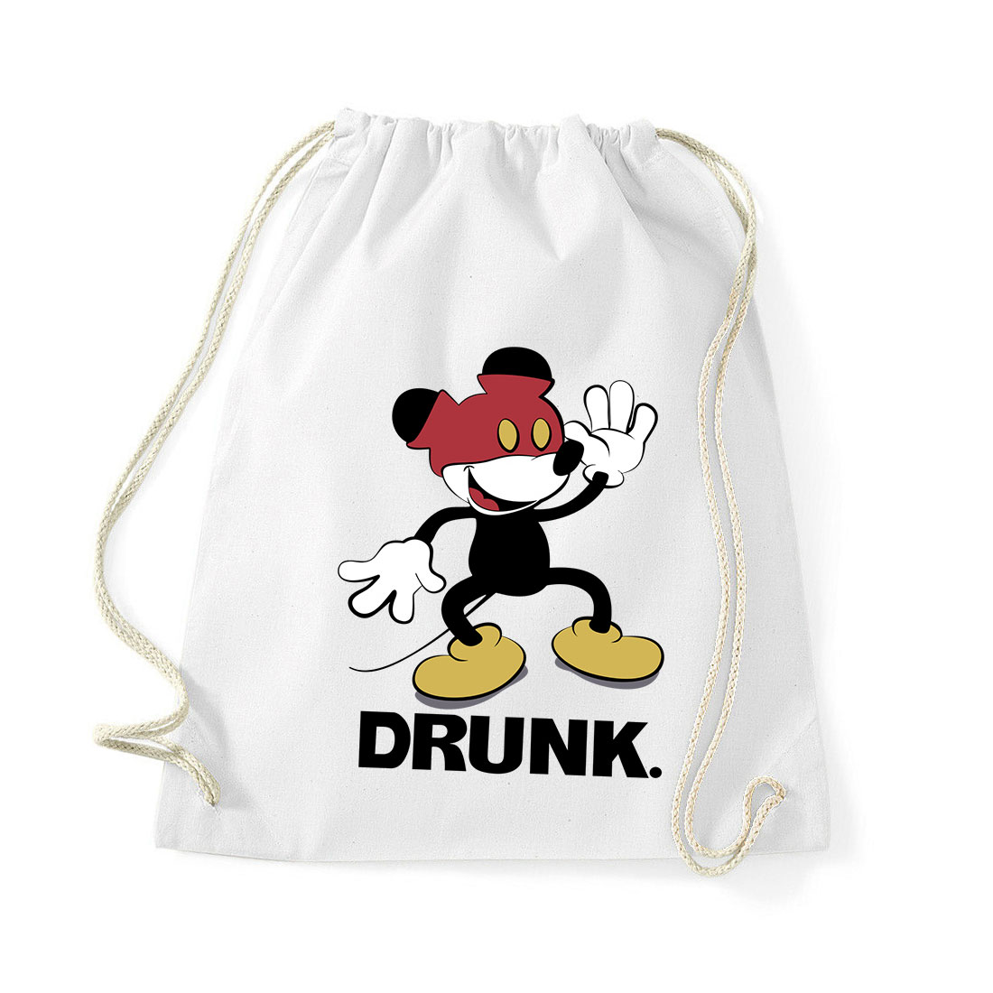 mickey egér részeg Fehér Tornazsák
