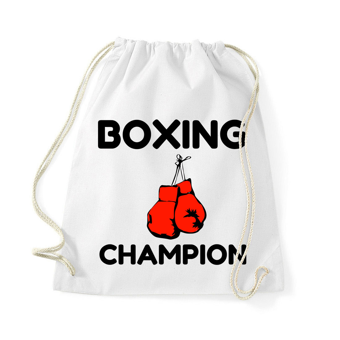 box boxolás boxoló Fehér Tornazsák
