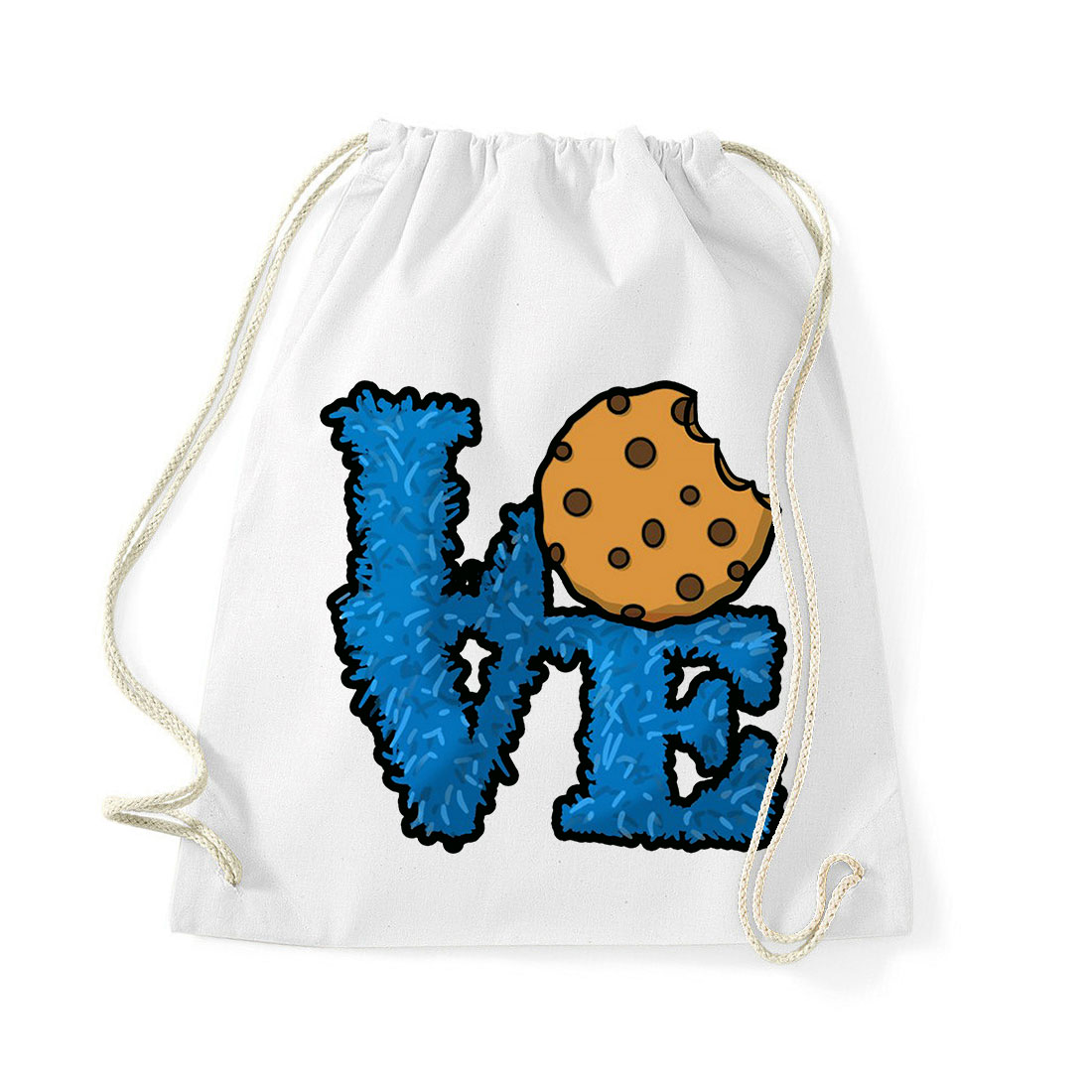 sütiszörny cookie love Fehér Tornazsák