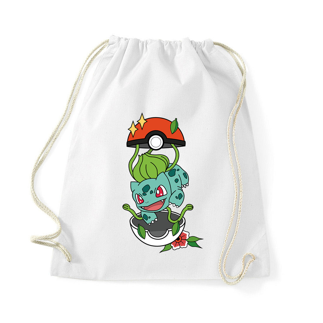 bulbasaur pokemon Fehér Tornazsák