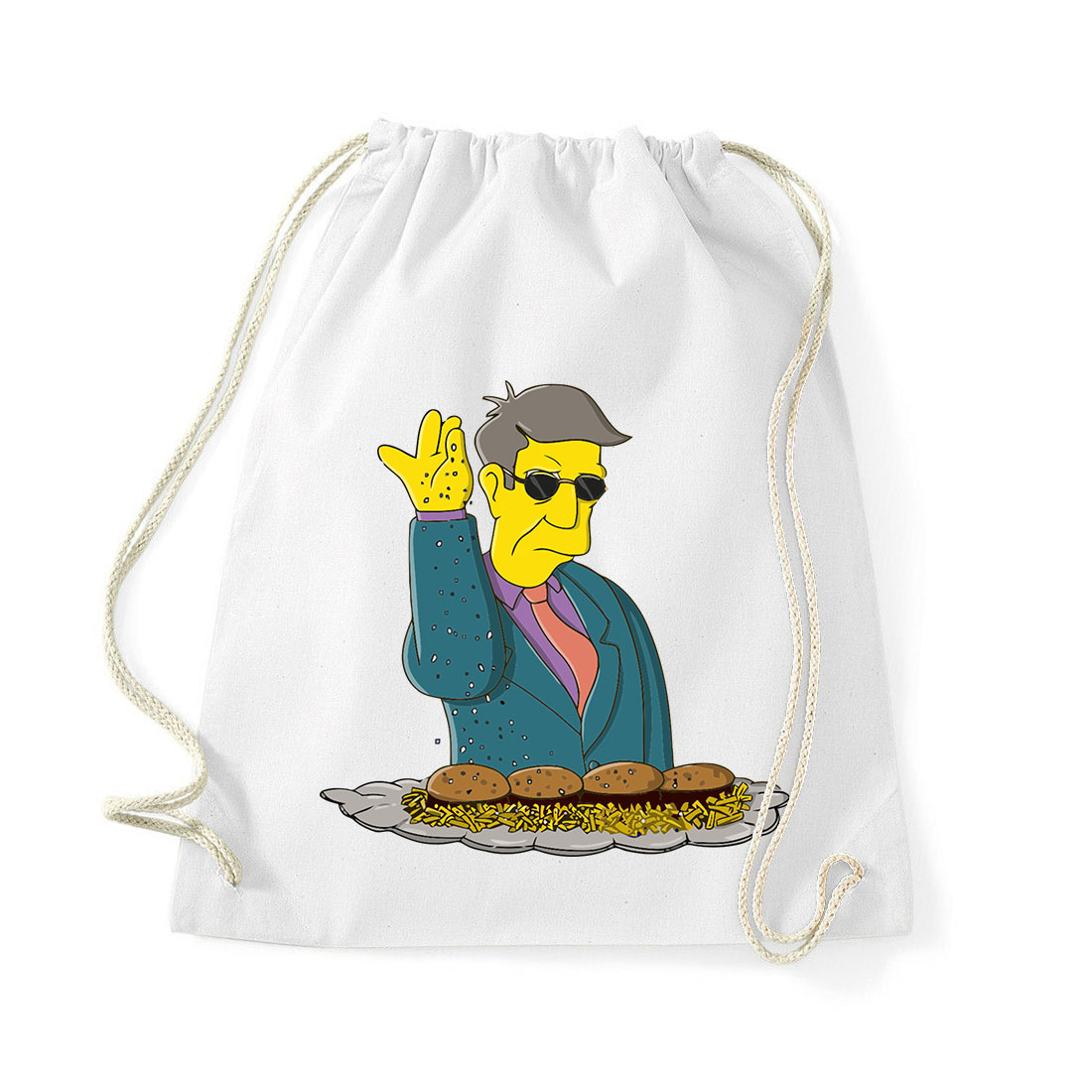 homer simpson sintér igazgató Fehér Tornazsák