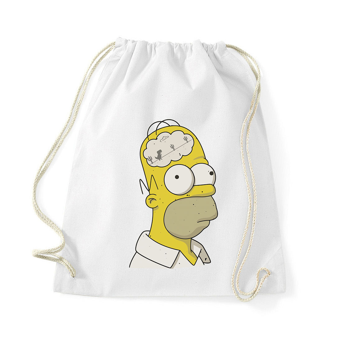 homer simpson simpson család Fehér Tornazsák