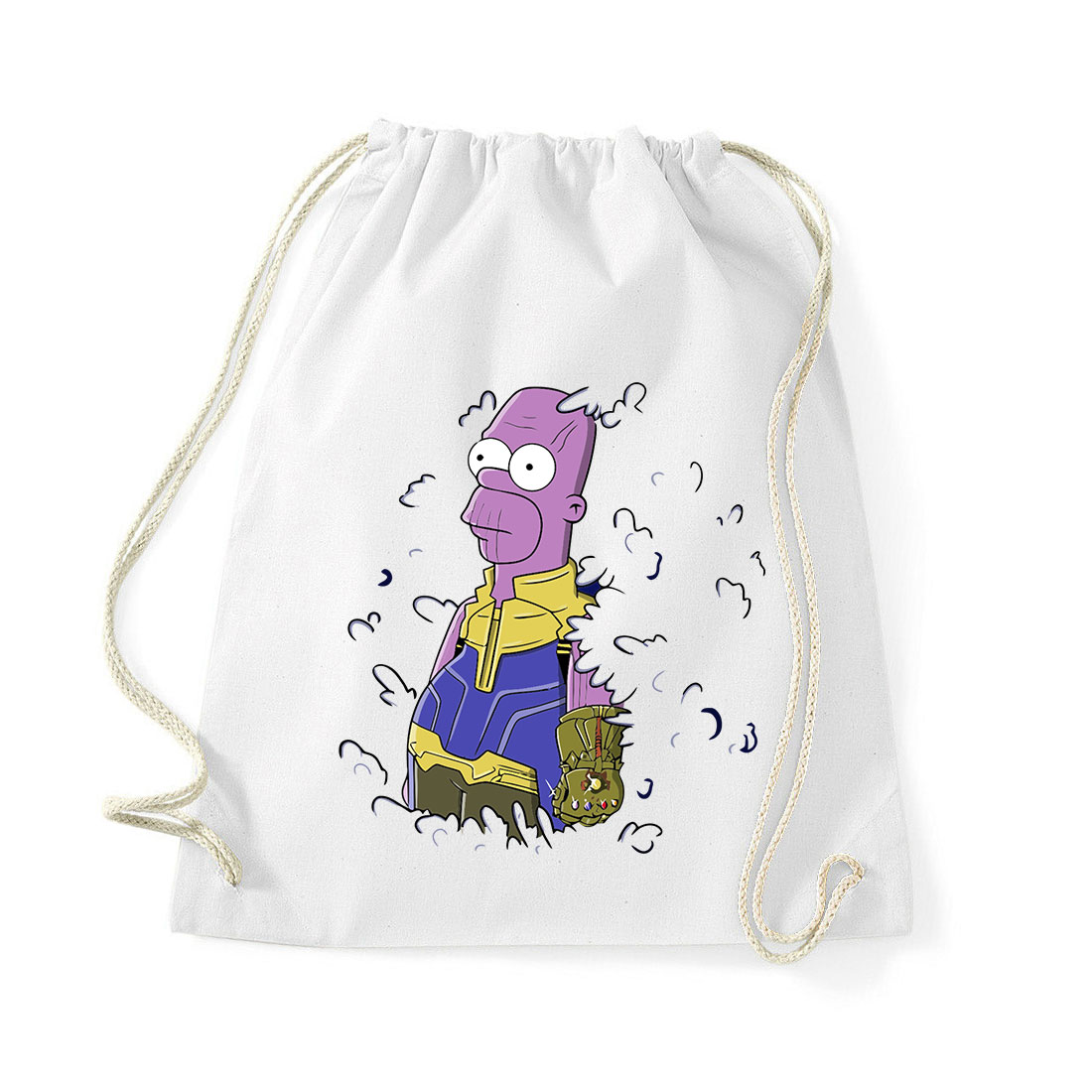 thanos homer simpson Fehér Tornazsák