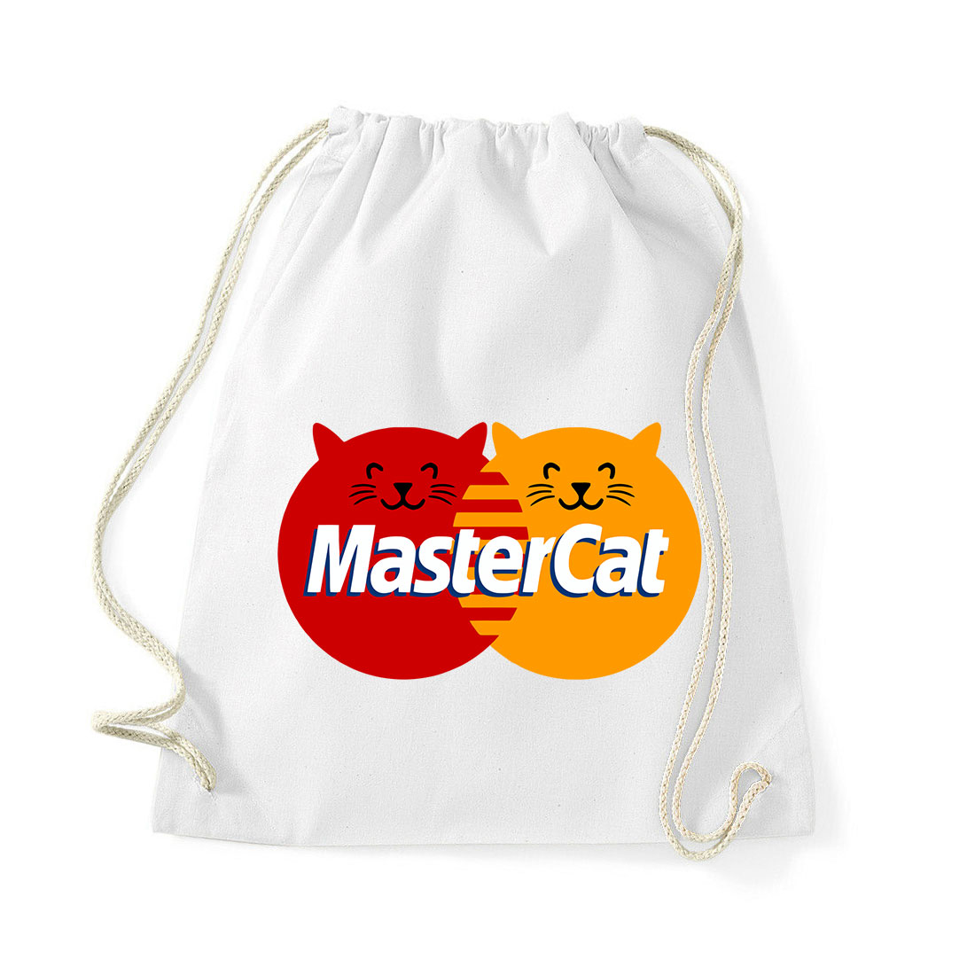master cat macska macskás cica cicás Fehér Tornazsák