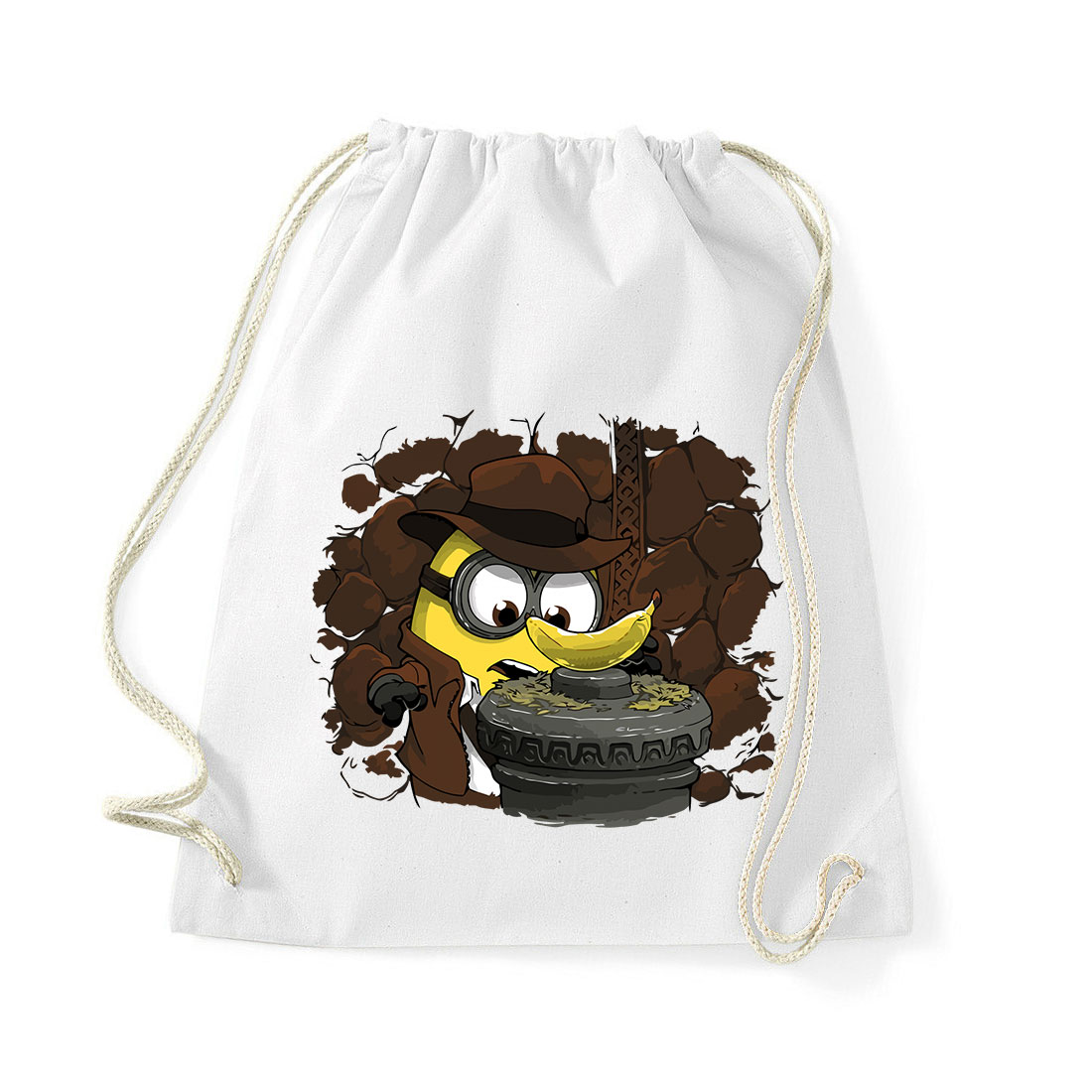 banana minions minyonok Fehér Tornazsák