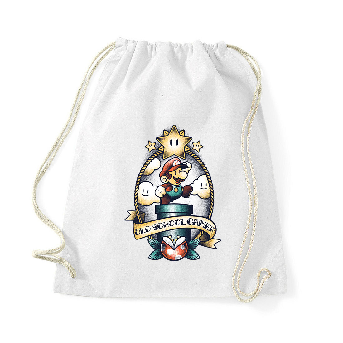 super mario Fehér Tornazsák