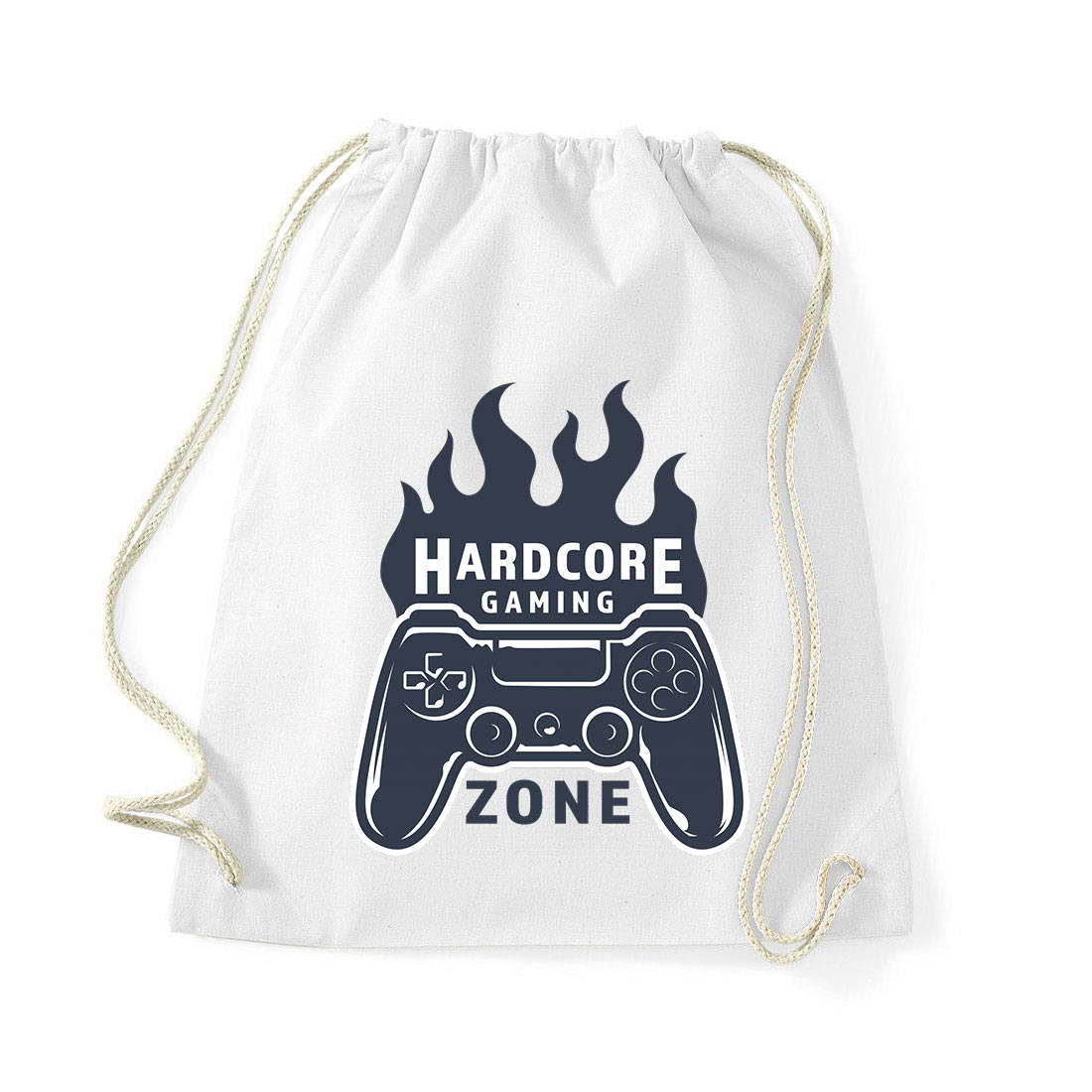 hardcore gaming Fehér Tornazsák