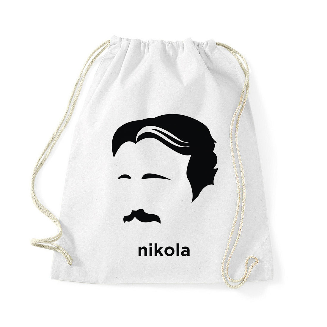 nikola tesla Fehér Tornazsák