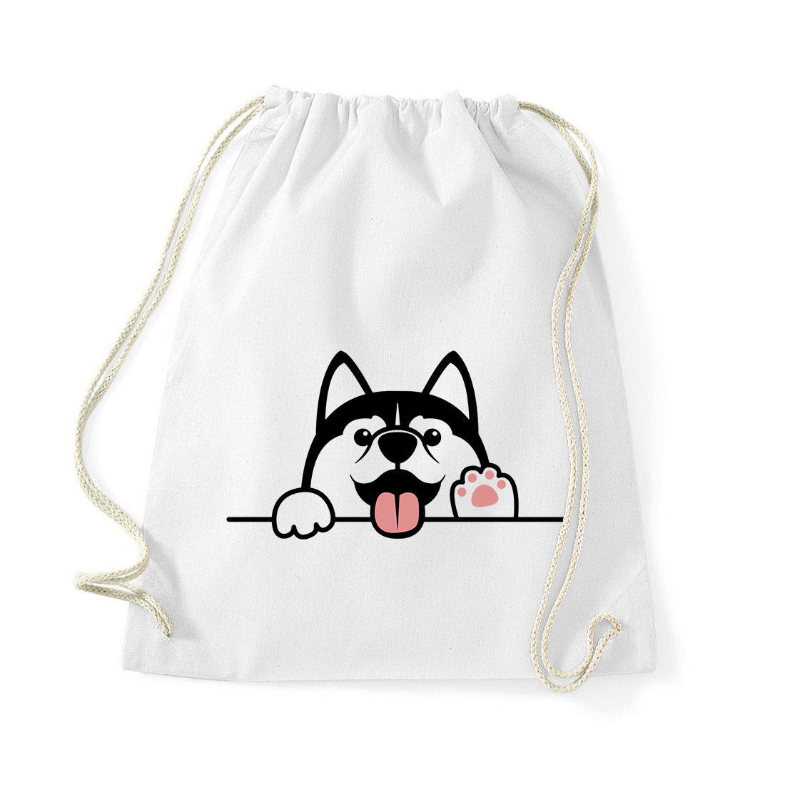husky kutya Fehér Tornazsák