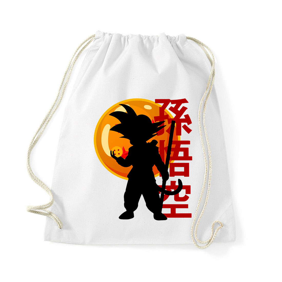 dragon ball son goku Fehér Tornazsák
