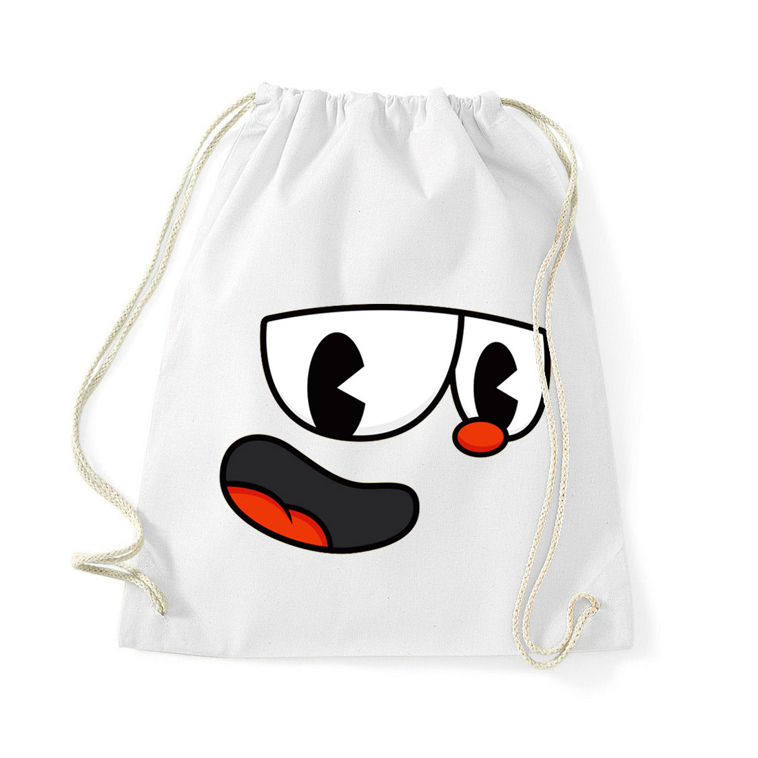 cuphead Fehér Tornazsák