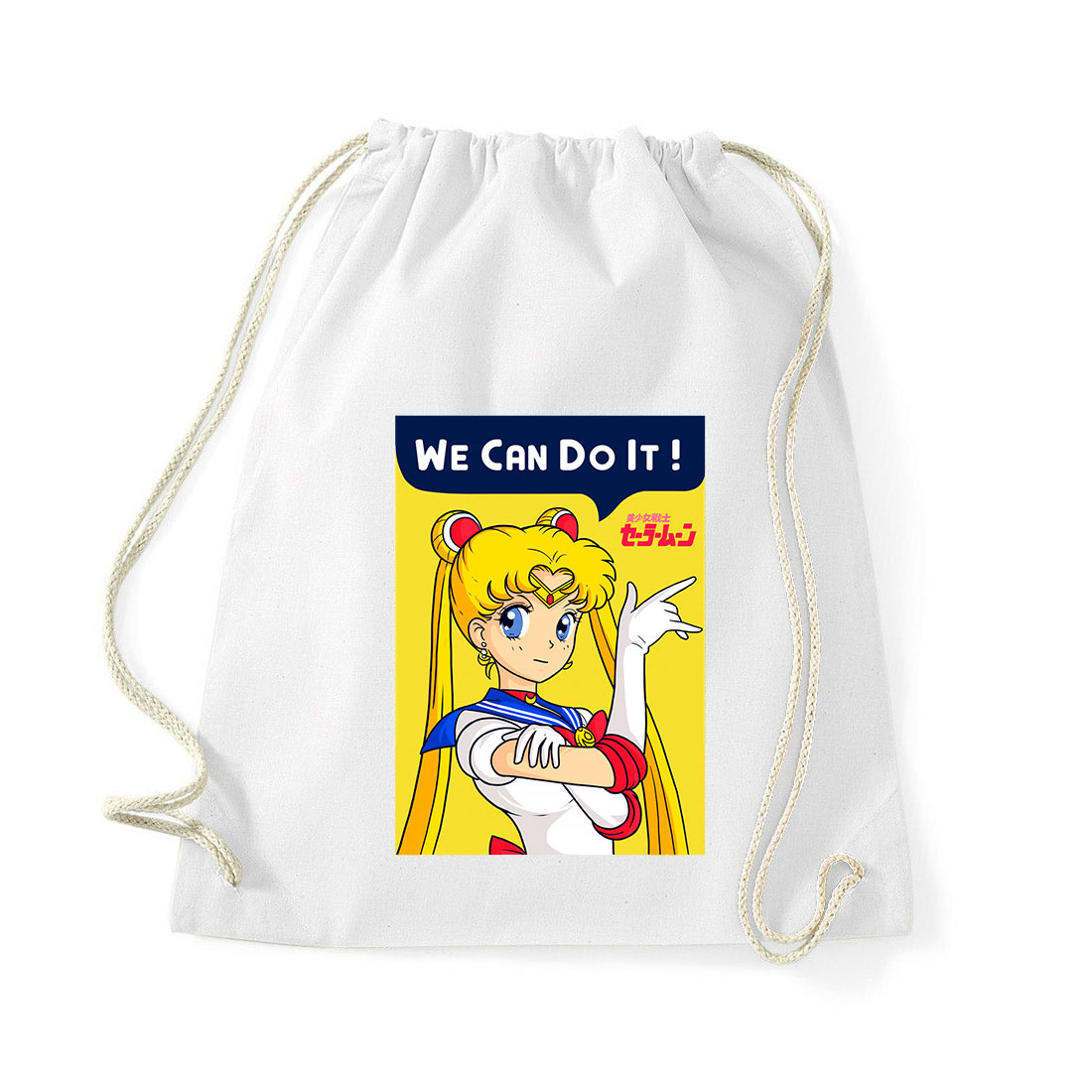 sailor moon Fehér Tornazsák