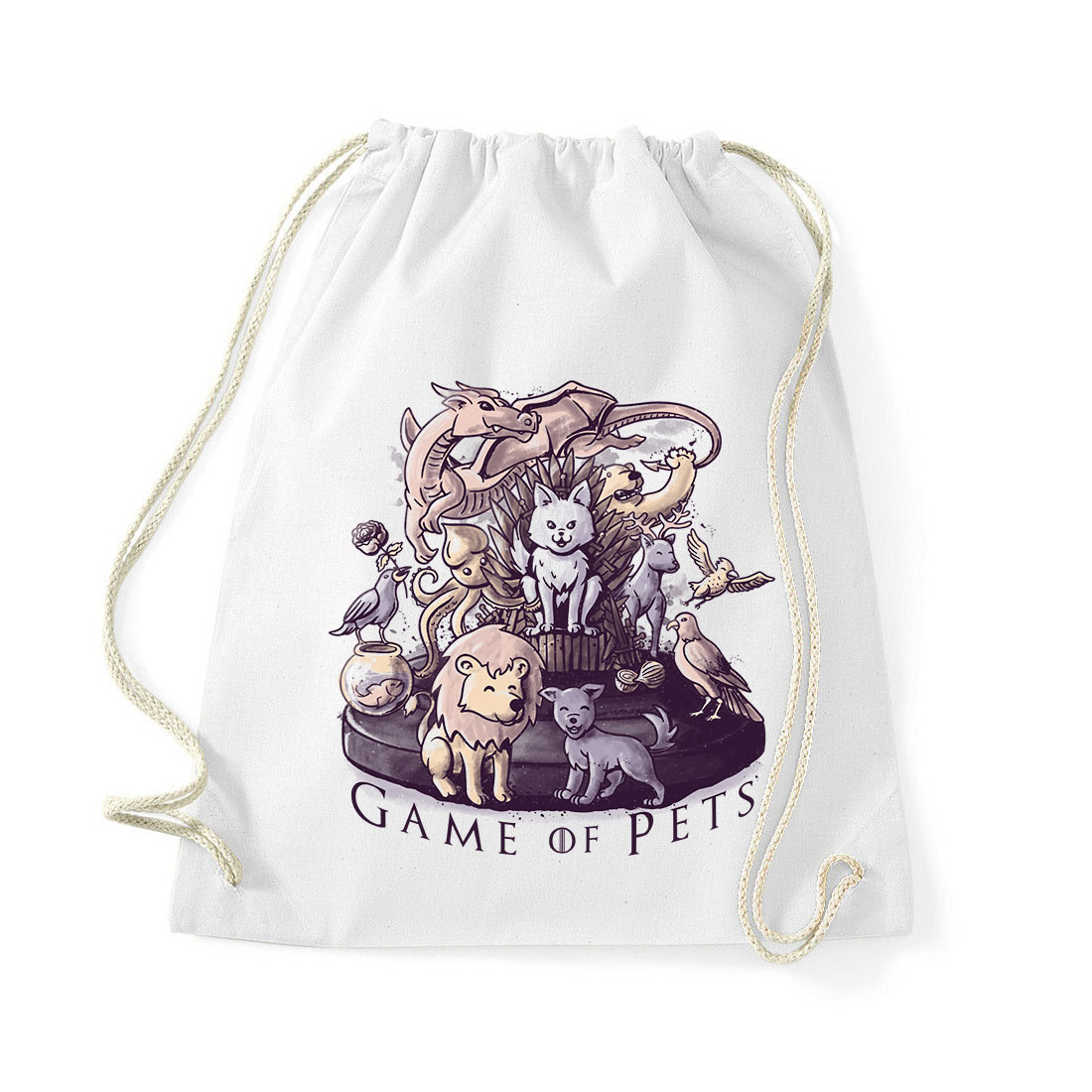 game of pets állatos macska cica Fehér Tornazsák