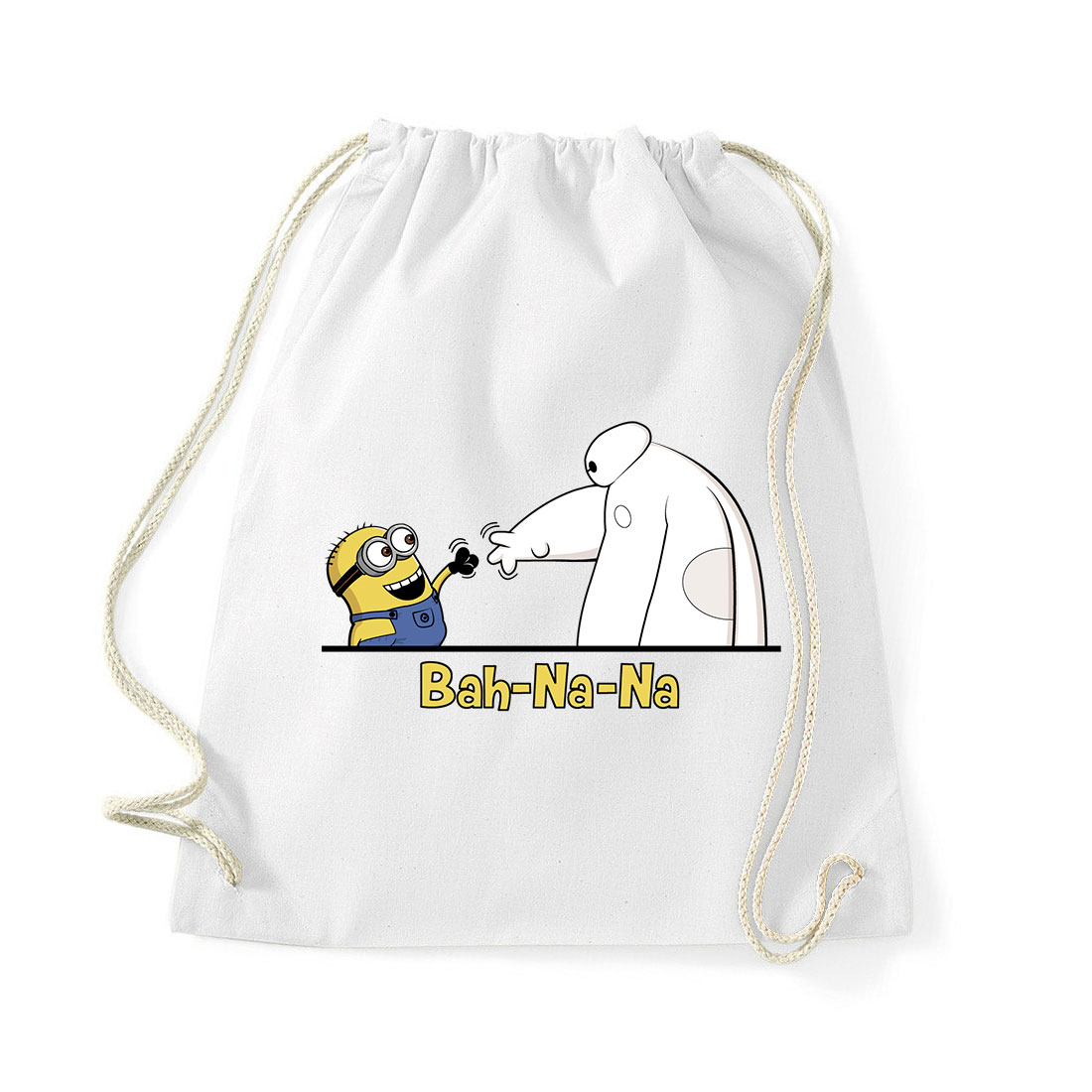 banana minion minyon minyonok baymax Fehér Tornazsák