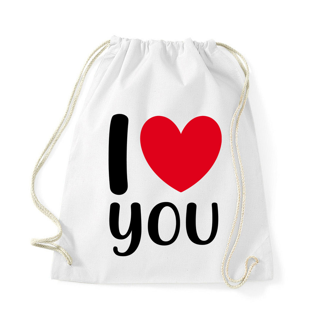 i love you Fehér Tornazsák
