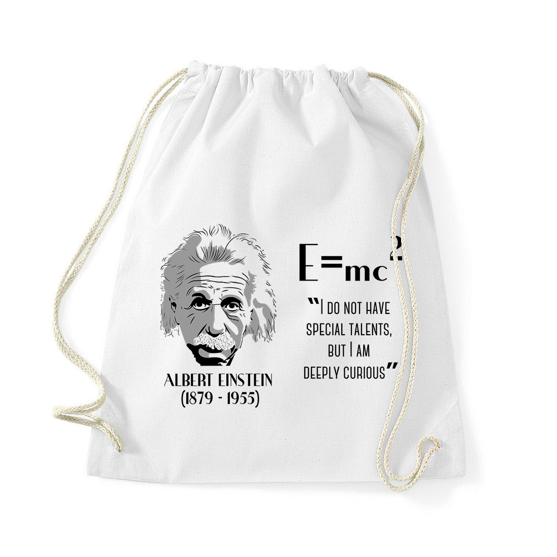 albert einstein Fehér Tornazsák