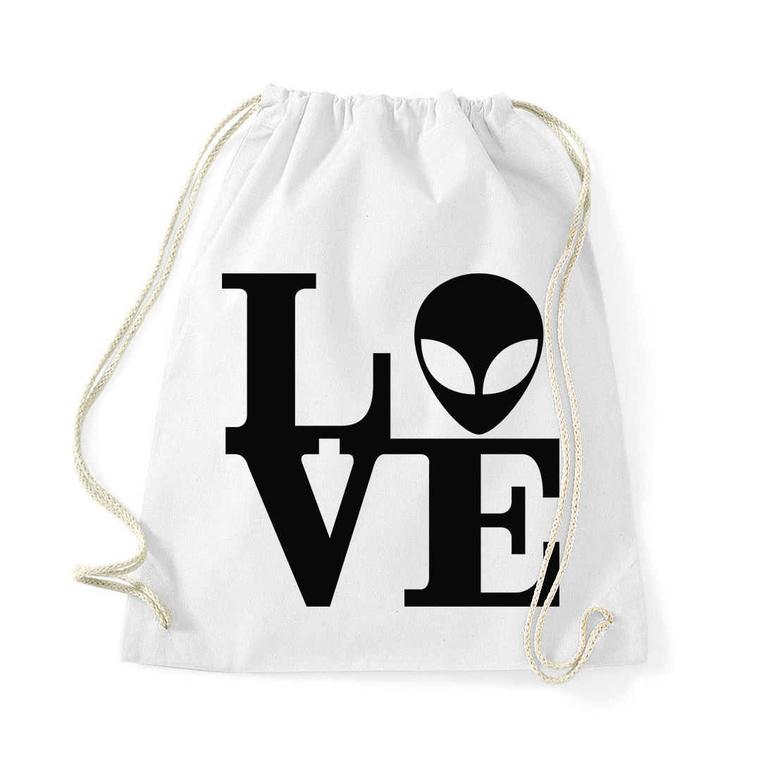 UFO love Fehér Tornazsák