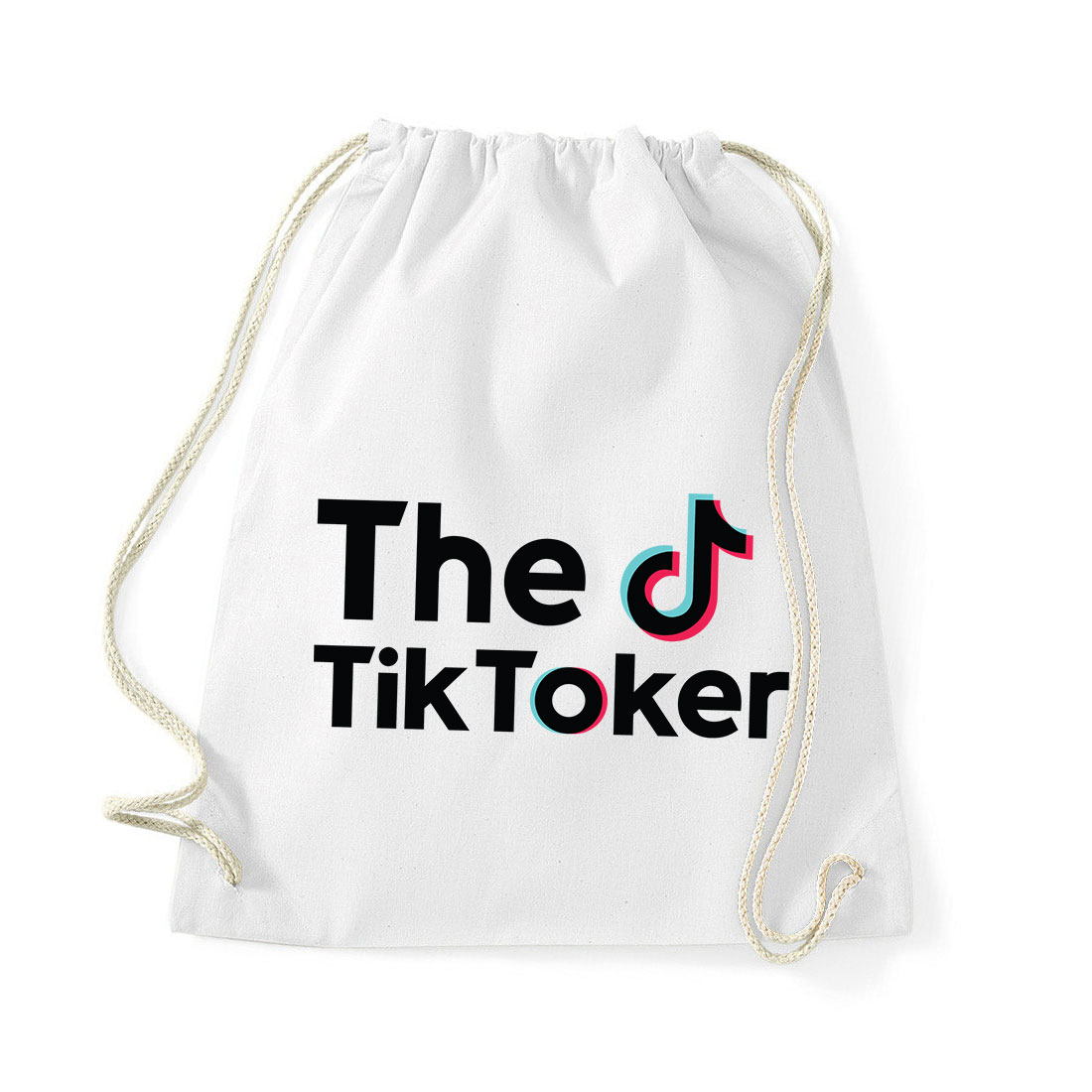tik tok Fehér Tornazsák