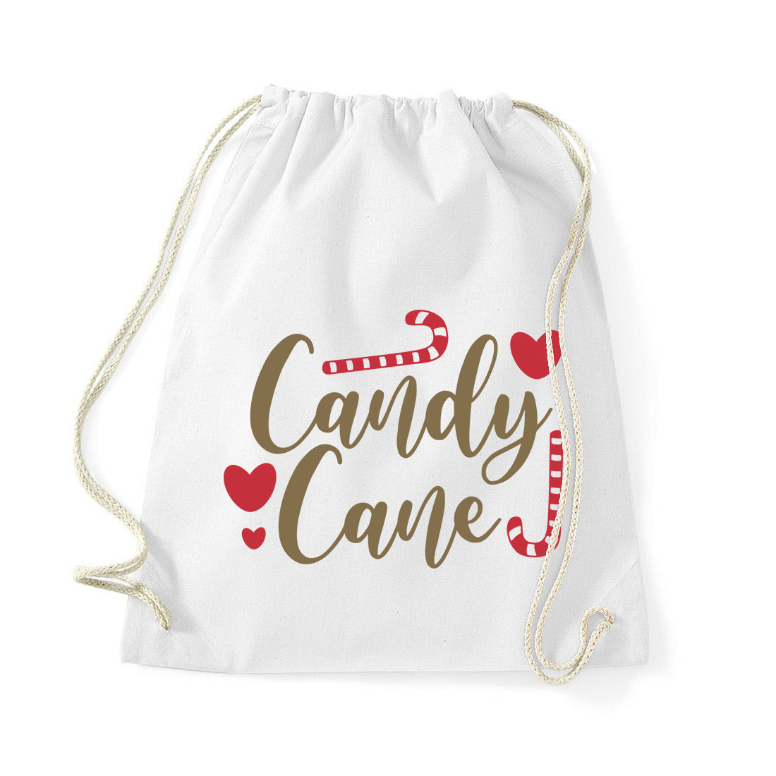 candy care karácsony karácsonyos Fehér Tornazsák