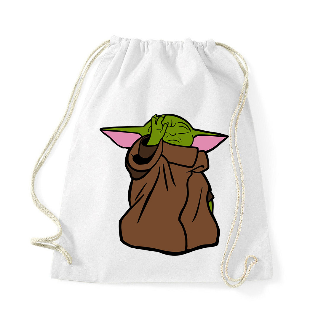 baba yoda baby yoda Fehér Tornazsák