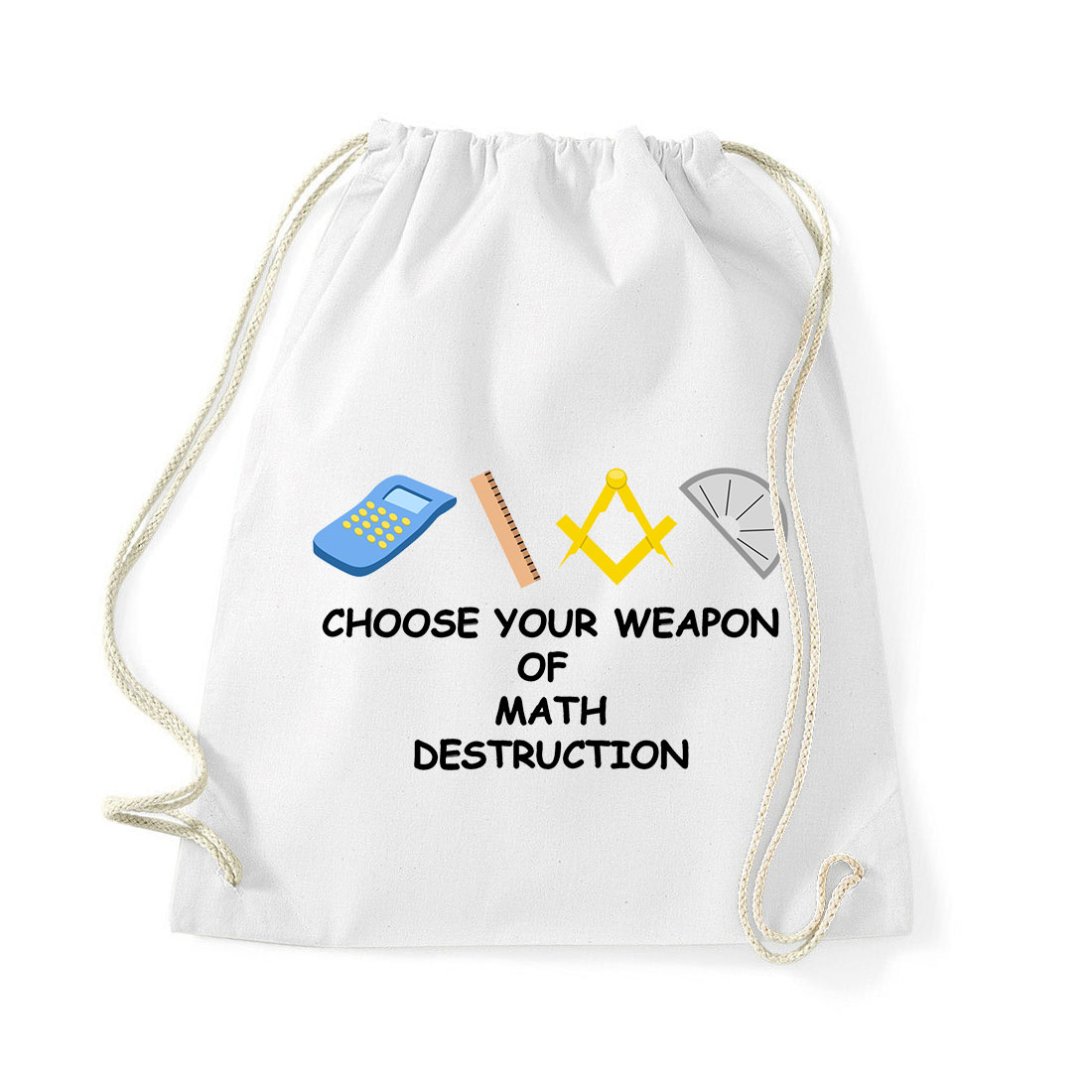 matek matematika Fehér Tornazsák