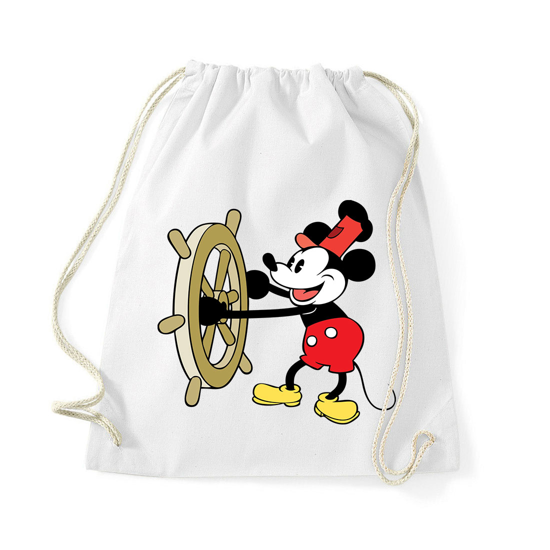 steamboat willie mickey egér Fehér Tornazsák