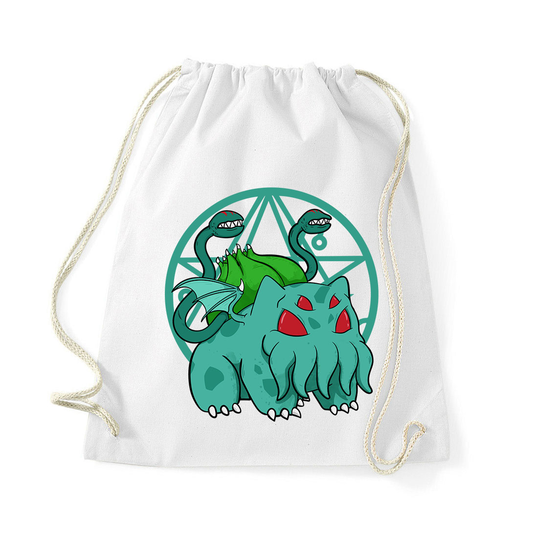 cthulhu bulbasaur Fehér Tornazsák