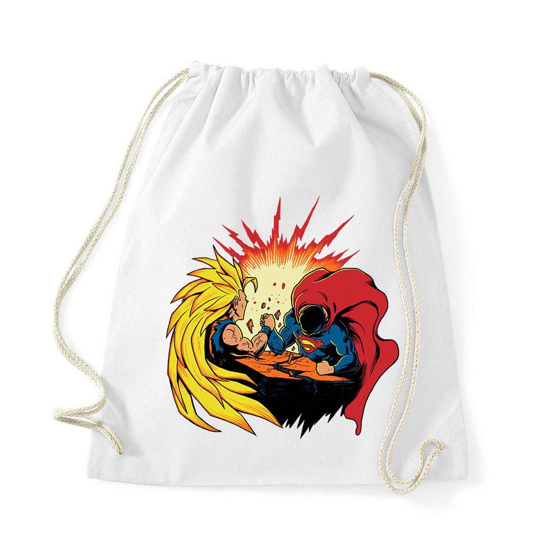 son goku superman Fehér Tornazsák