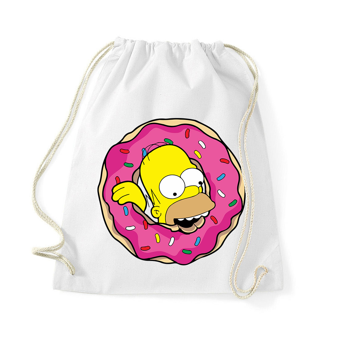 homer simpson Fehér Tornazsák