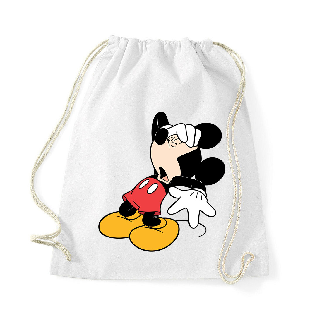 mickey egér  Fehér Tornazsák