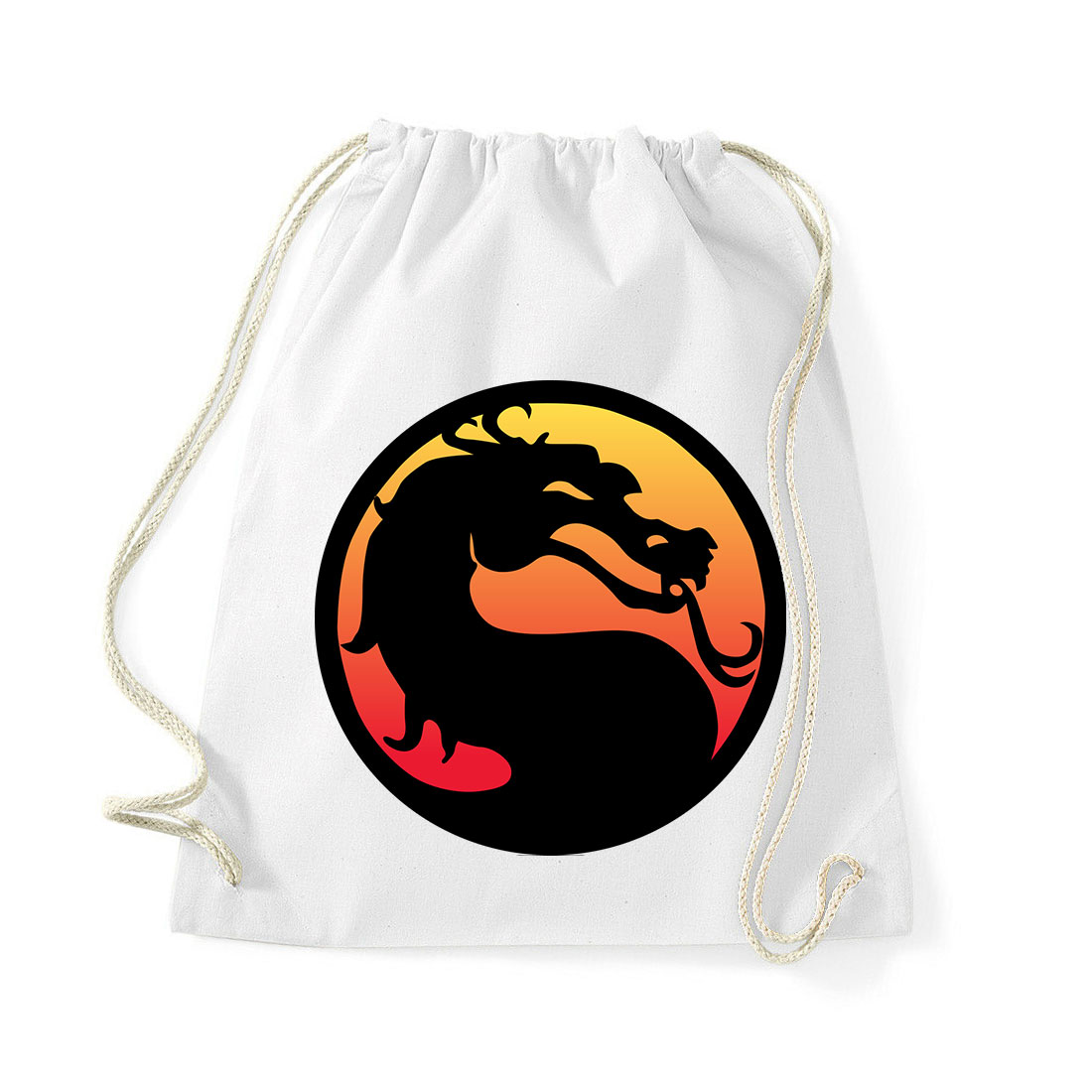 mortal kombat Fehér Tornazsák