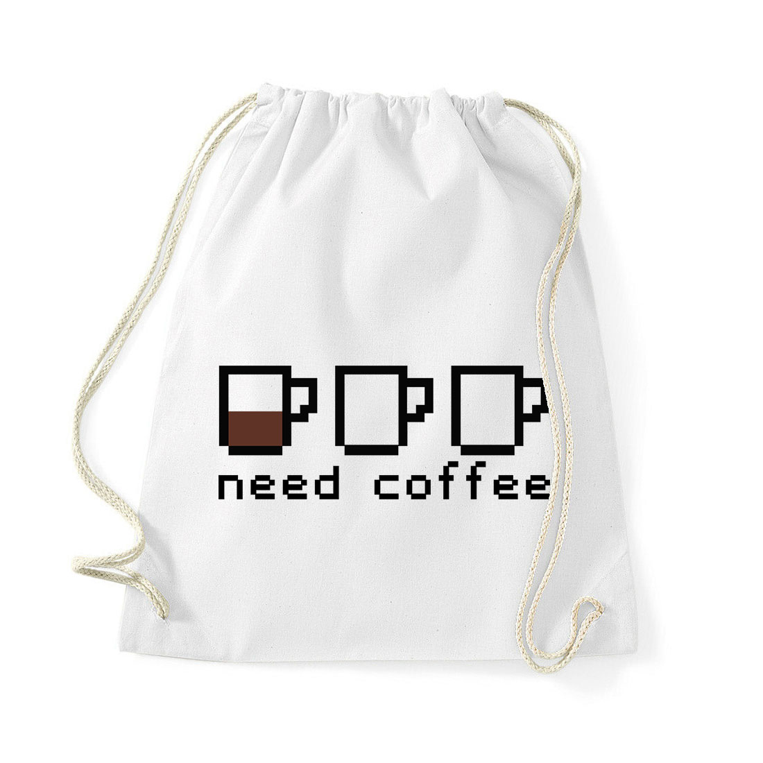 kávé coffee Fehér Tornazsák