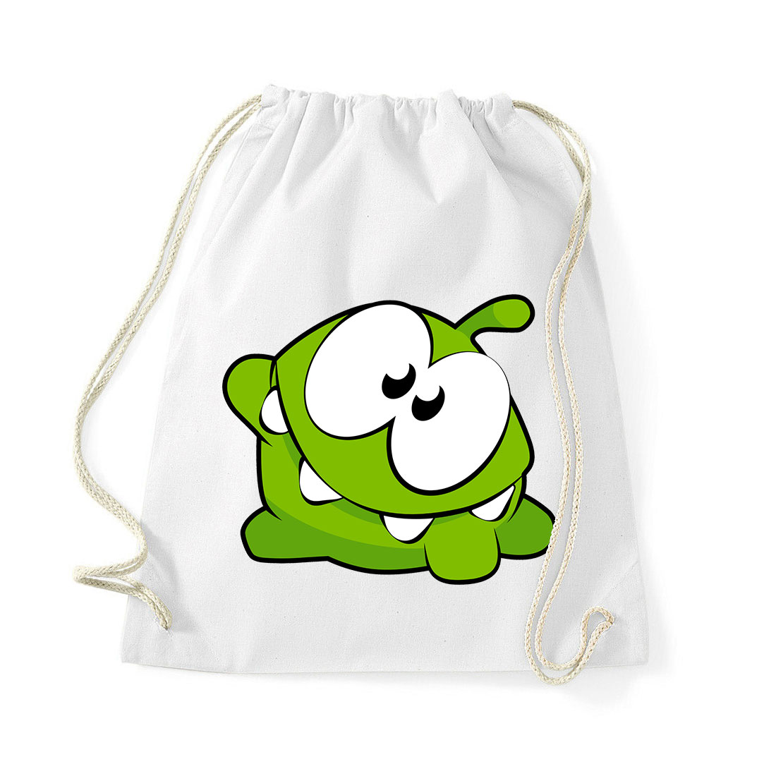 om nom Fehér Tornazsák