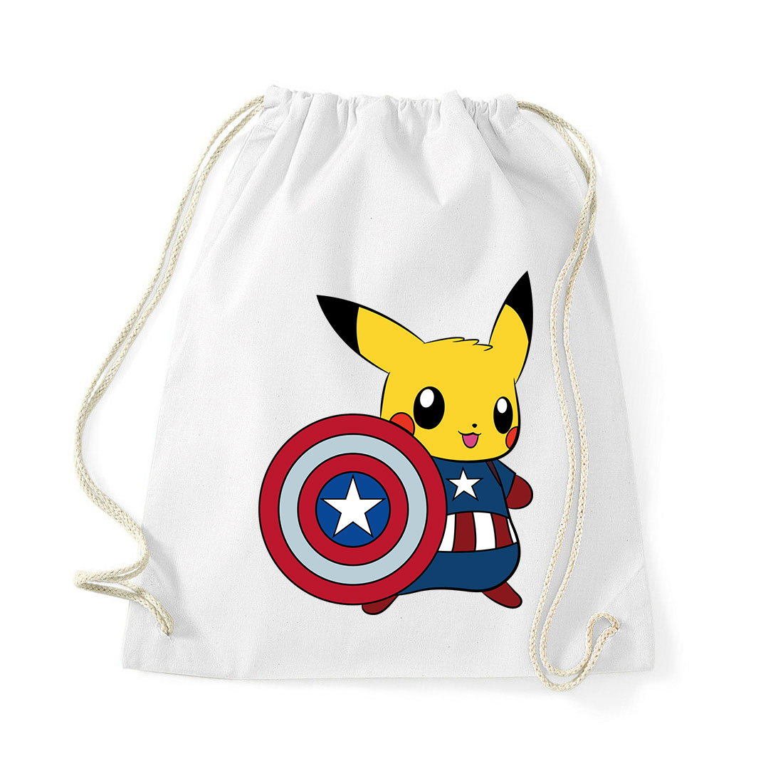 pokemon pikachu Fehér Tornazsák