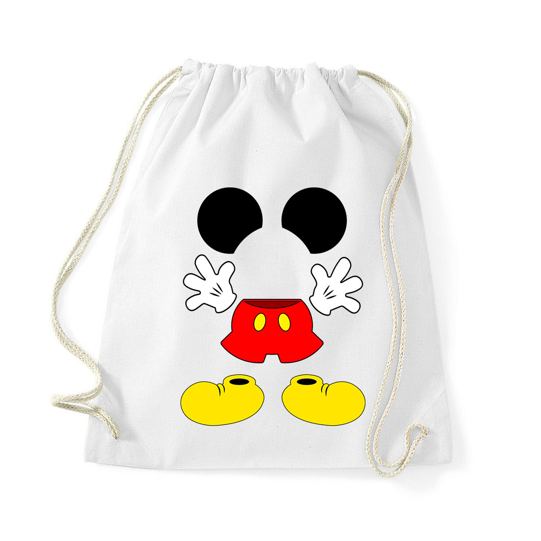 Mickey egér Fehér Tornazsák