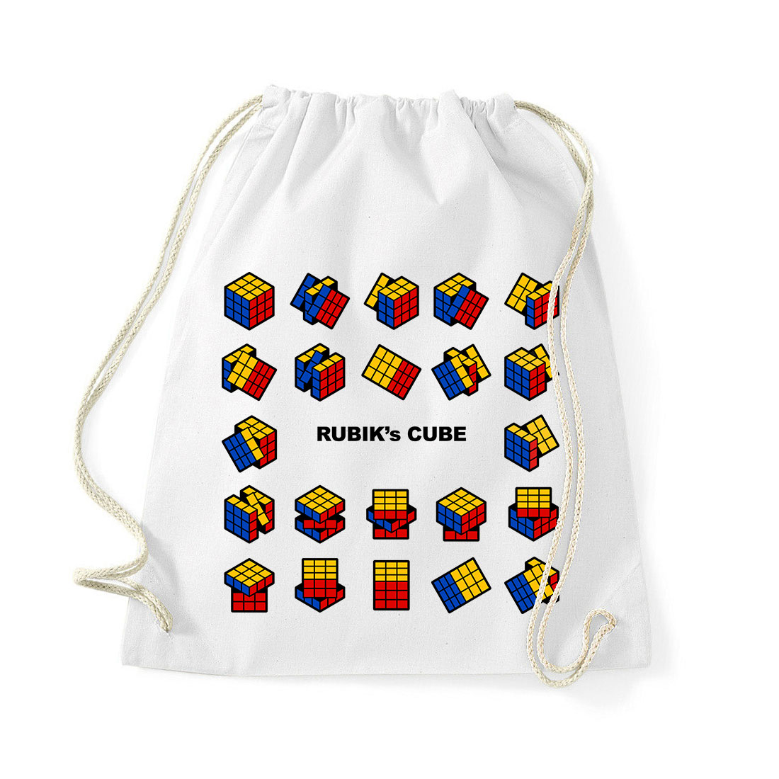 rubik kocka rubics cube Fehér Tornazsák