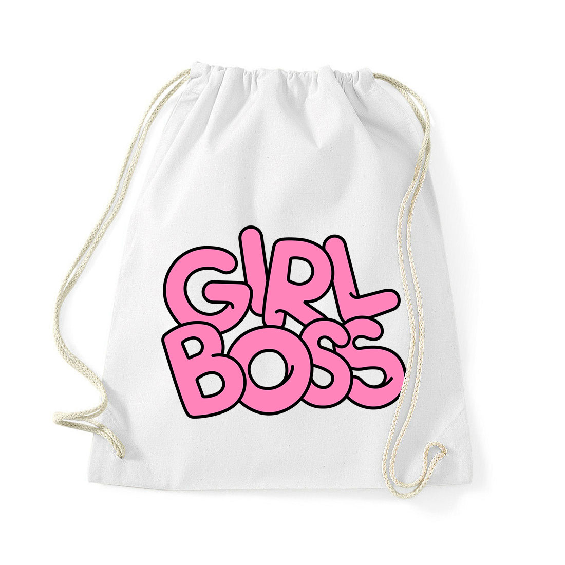 Girl Boss Fehér Tornazsák