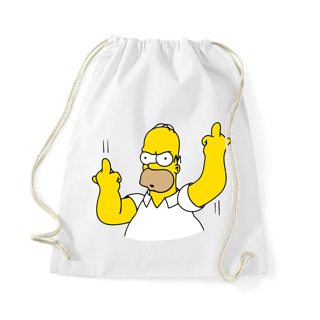 homer simpson Fehér Tornazsák
