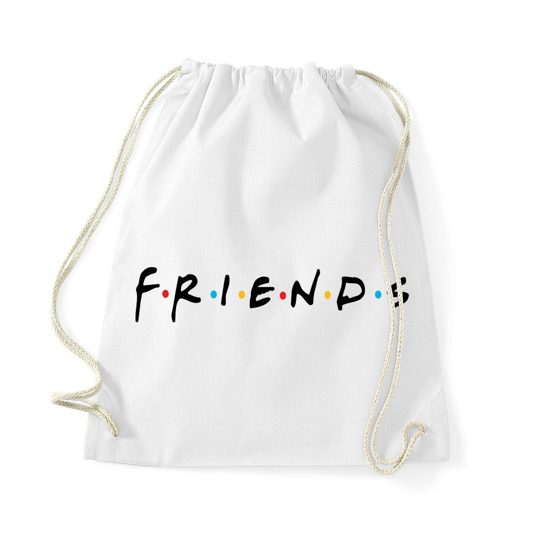 friends jóbarátok Fehér Tornazsák