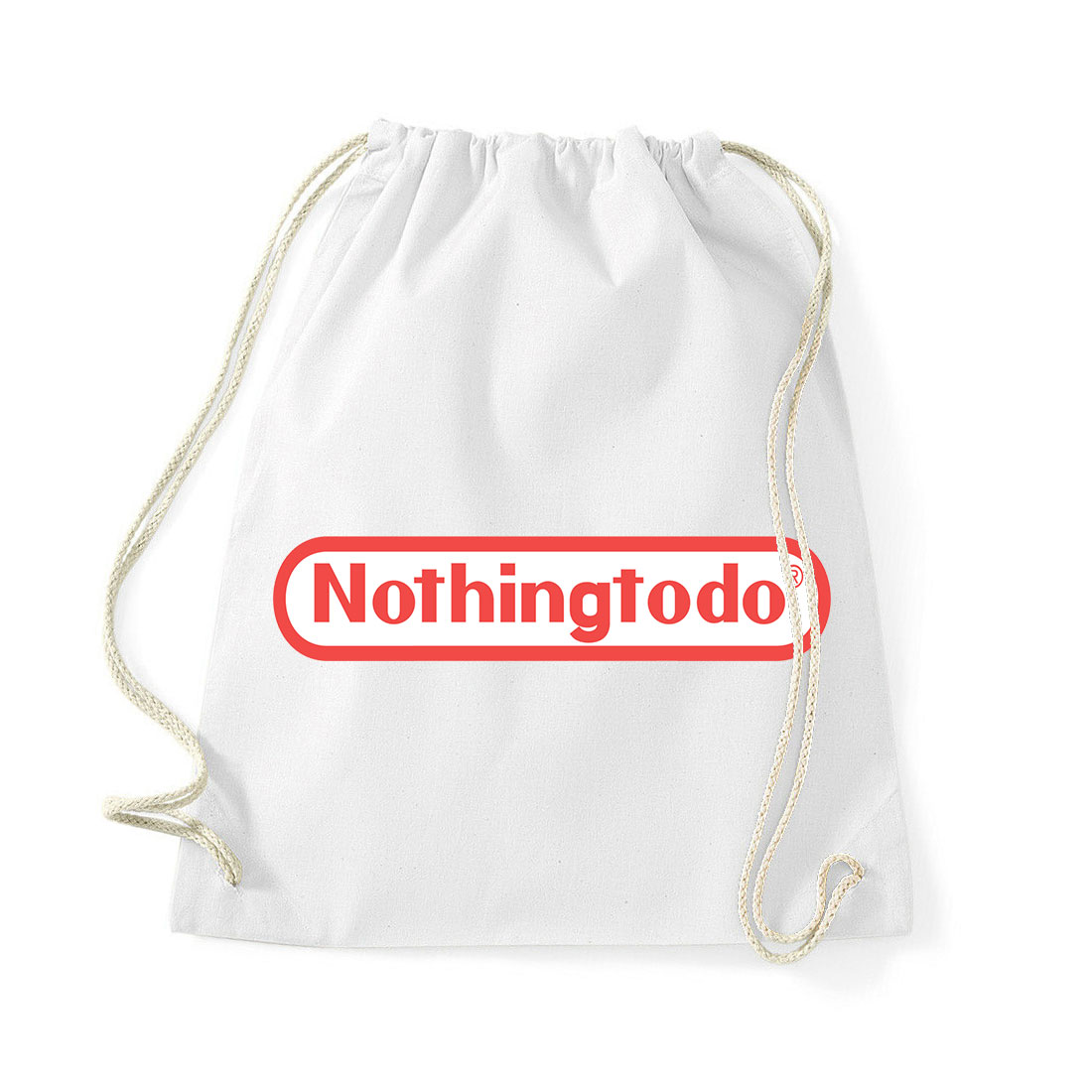 nintendo nothingtodo Fehér Tornazsák